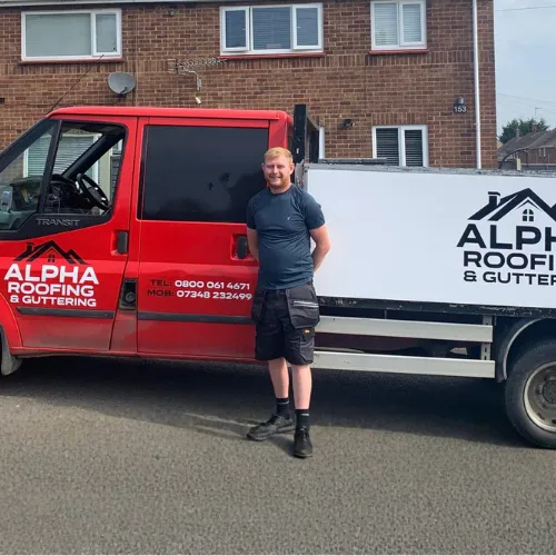 George Smith, owner of Alpha Roofing & Gutters
